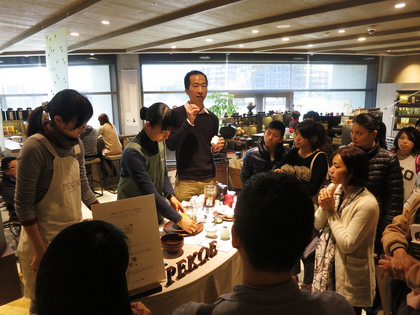 2014.02.22&23「一保堂 X PEKOE名物展」& 現場示範