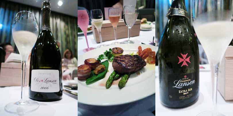 2016.11.12 法國蘭頌Clos Lanson 2006單一葡萄園香檳晚宴(Morton’s 莫爾頓牛排館)